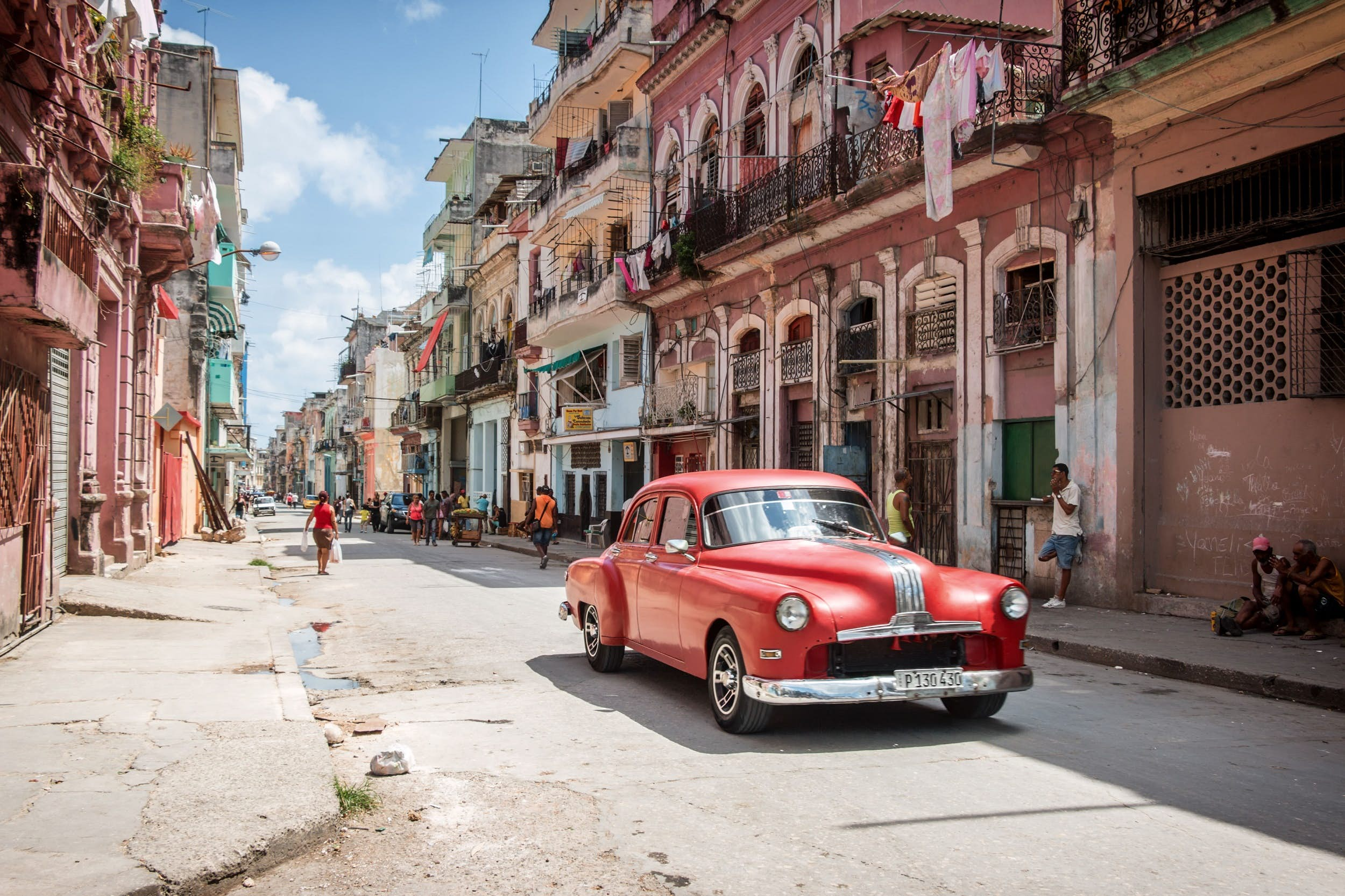 The reason why classical cars are often seen on the streets of Cuba.