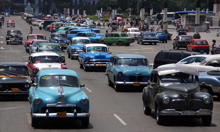 The reason why classical cars are often seen on the streets of Cuba.