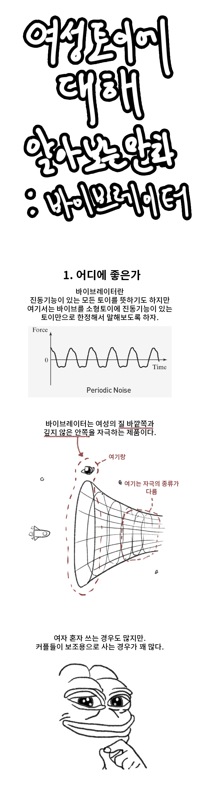 여성용 자위용품에 대해 알아보는 만화.manga