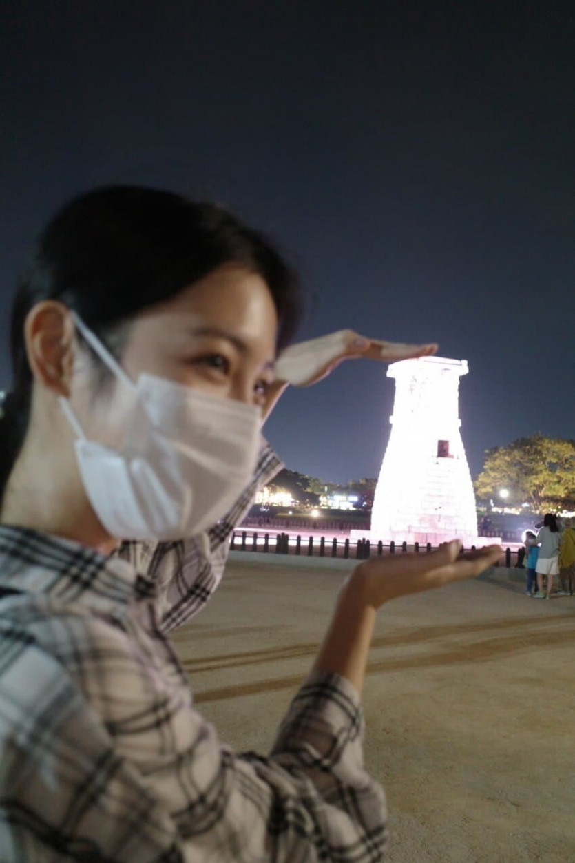 Shin Yeeun, who went on a trip to Gyeongju.