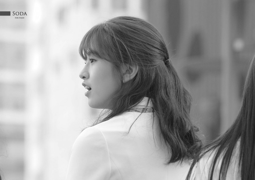 IZ*ONE's Ahn Yujin.