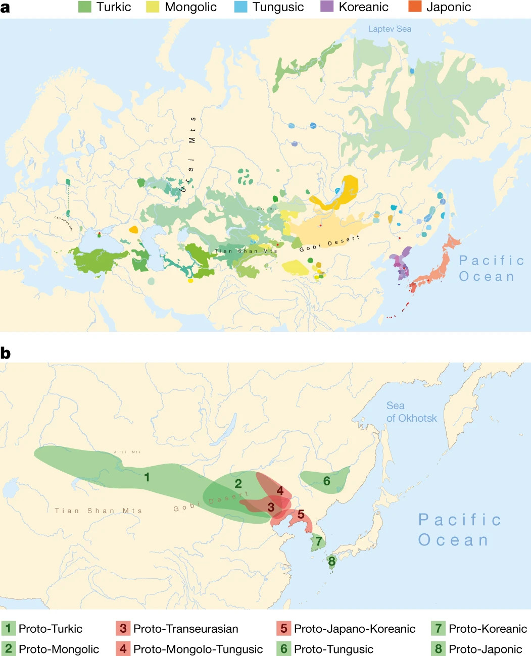 A paper on the origin of Korean in NATURE this week.