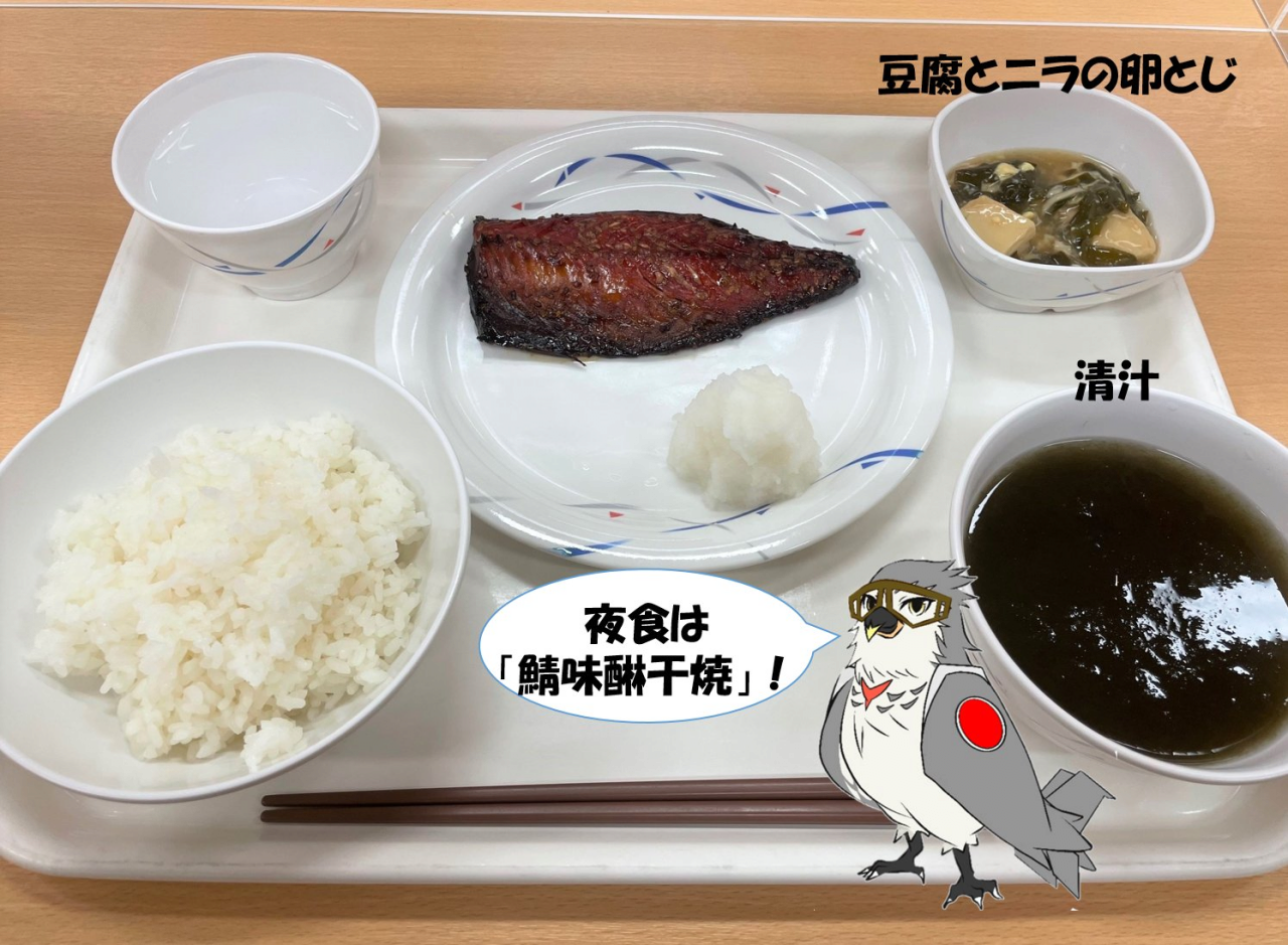 Japanese Self-Defense Force's balanced meal.