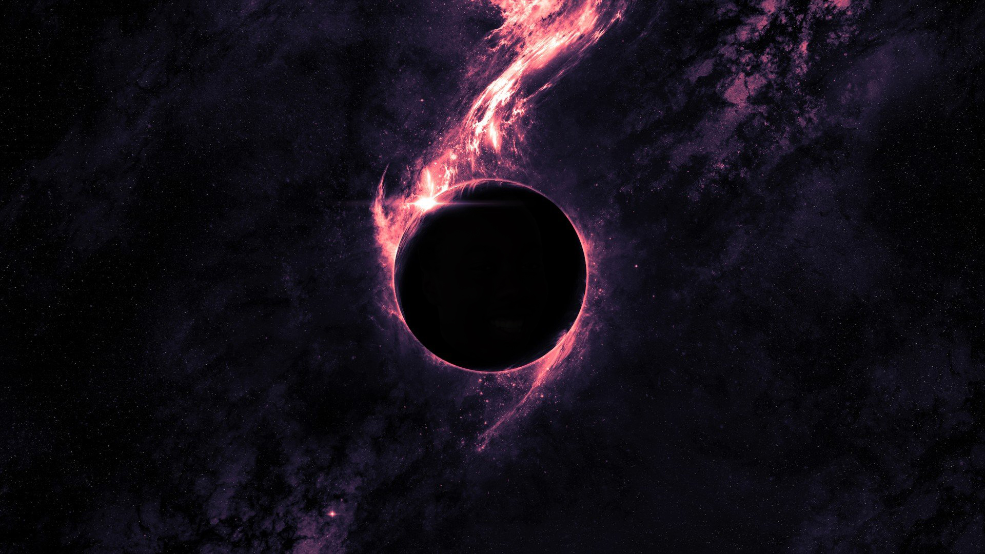 ブラックホール·ウォールペーパーの秘密