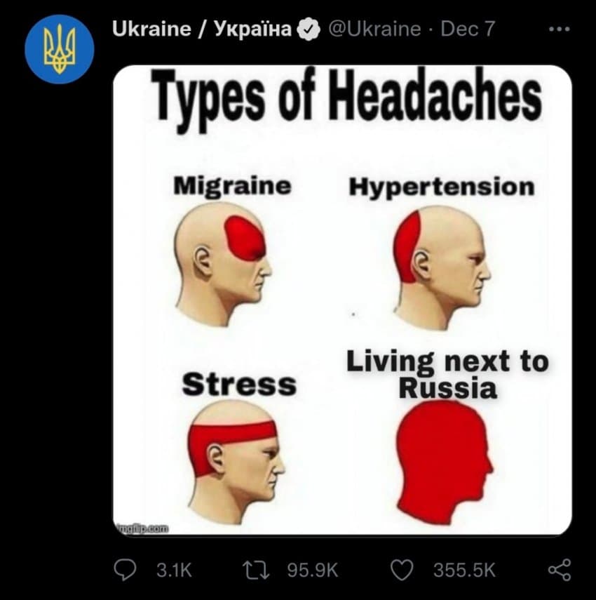 우크라이나 트위터 근황