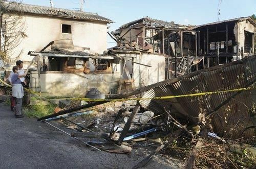 An arsonist who set fire to a Korean village in Kyoto.