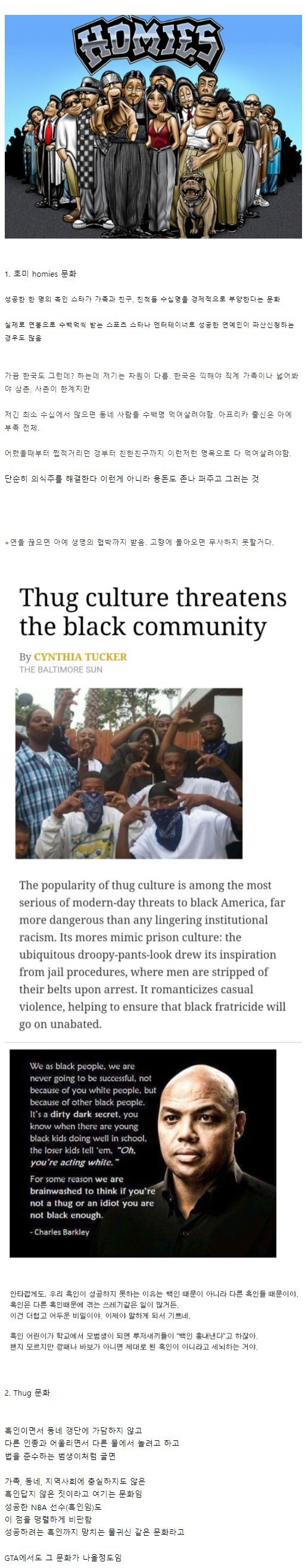 スラム街出身の黒人を駄目にする二つの文化