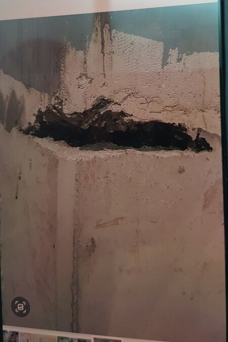 사고난 광주 아이파크 아파트 지하층사진