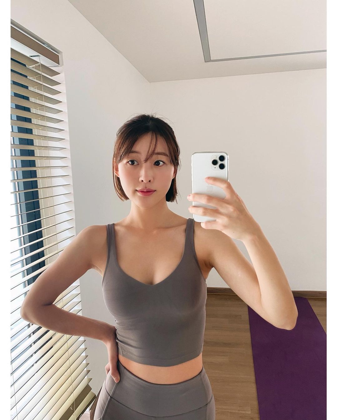 Yoga instructor Hwang Ahyoung.