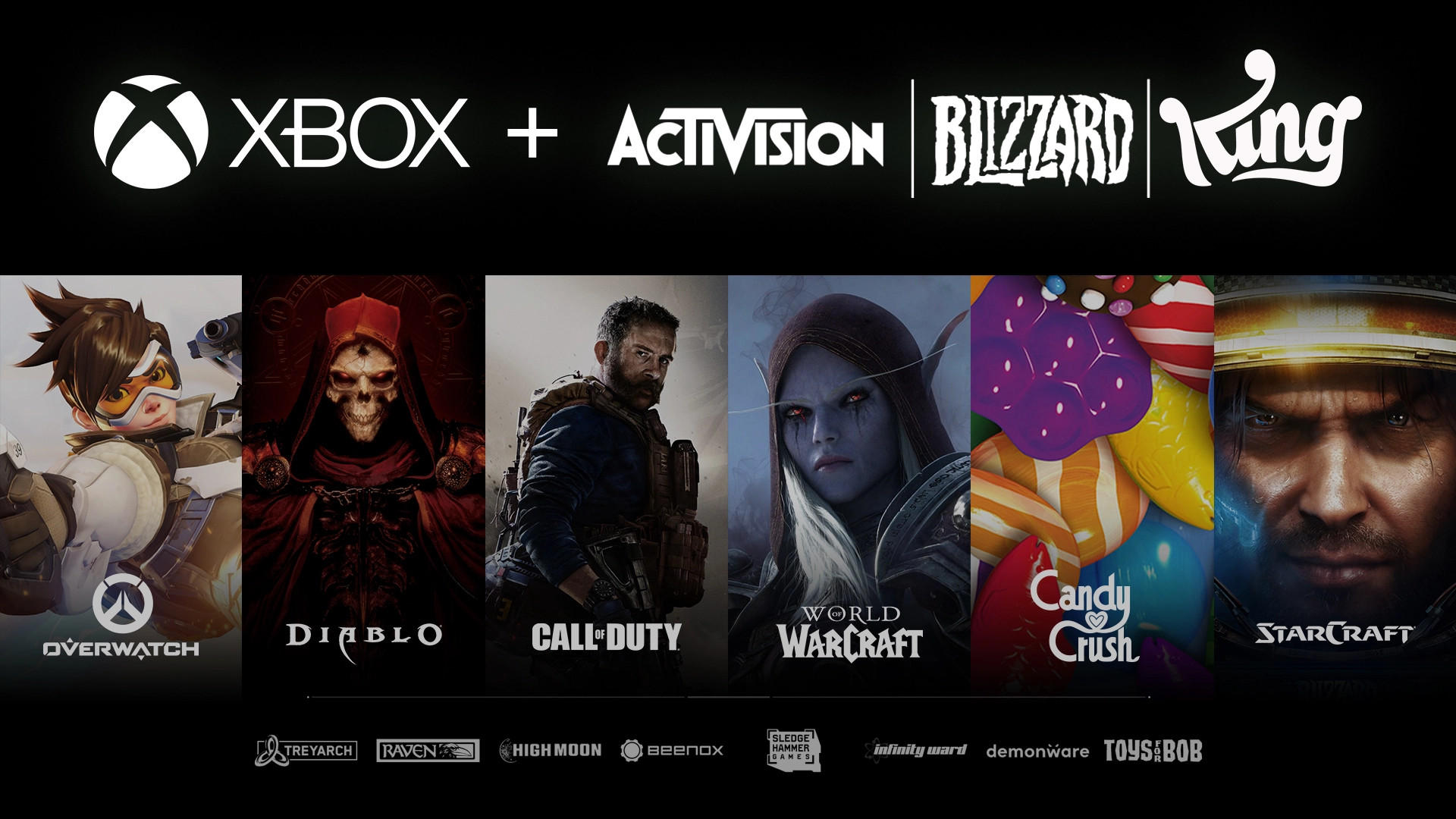Microsoft Activision acquired Blizzard.