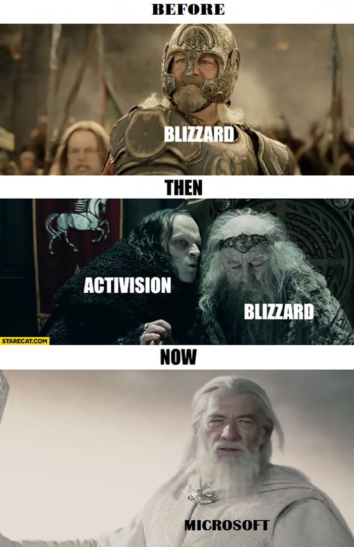 Blizzard's past and present.