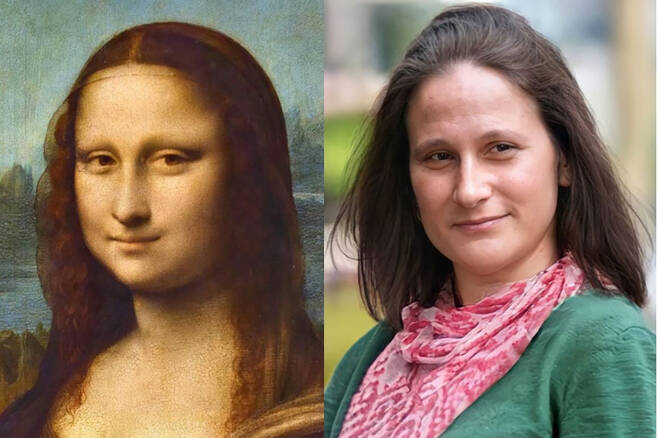 Mona Lisa looks like this in person!