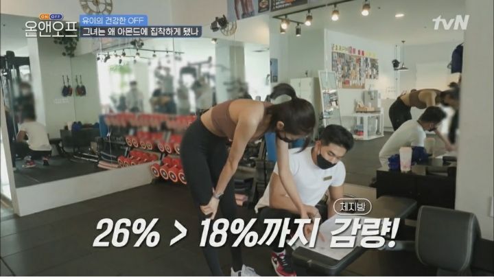 ONF U's body fat percentage.