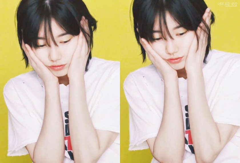 Suzy with short hair.