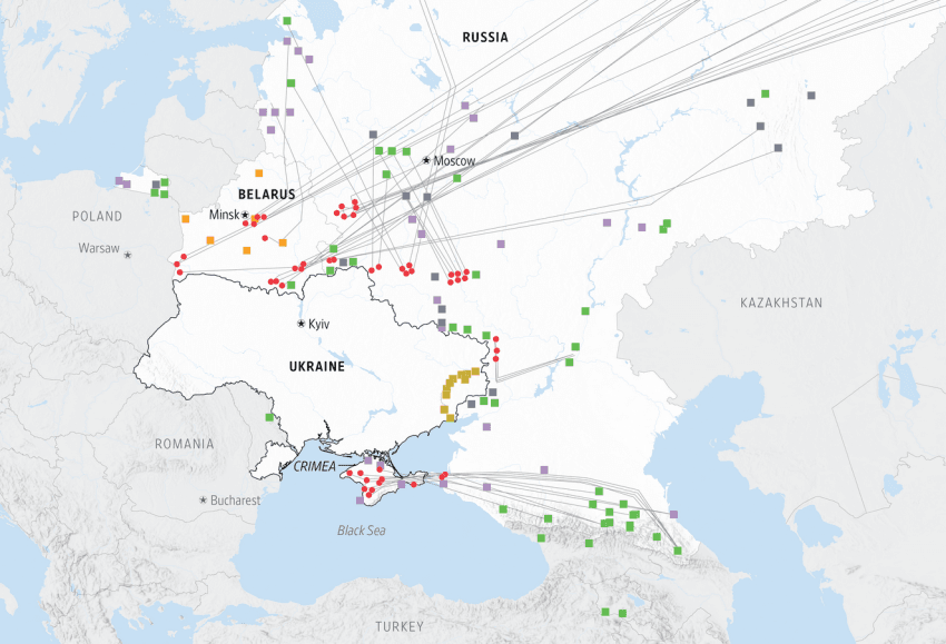 ウクライナ包囲中のロシア軍の近況