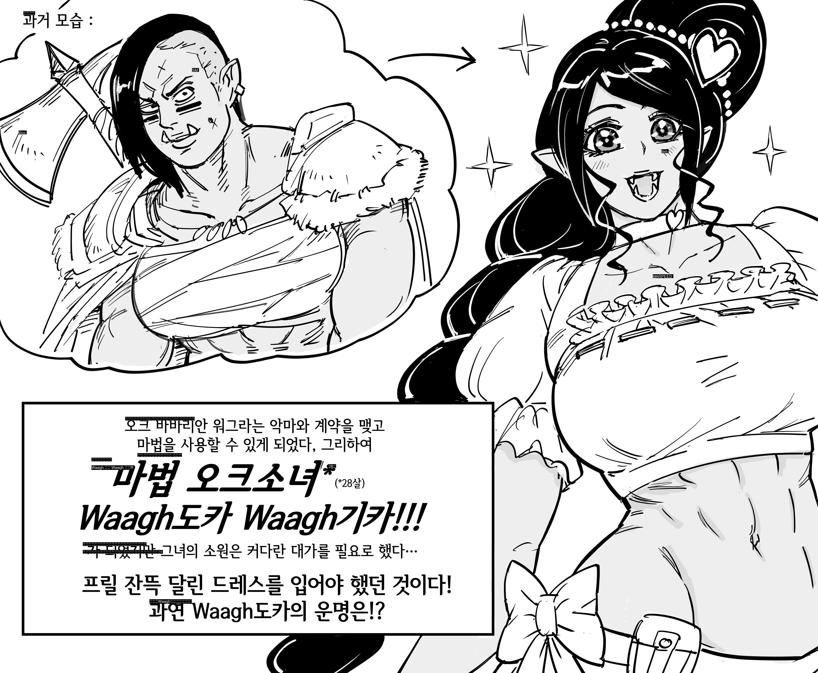 オーク魔法少女manga