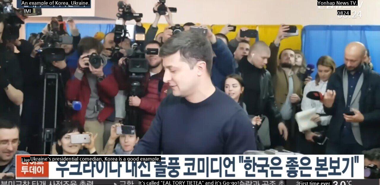 Zelensky's past remarks. Korea is a good example.