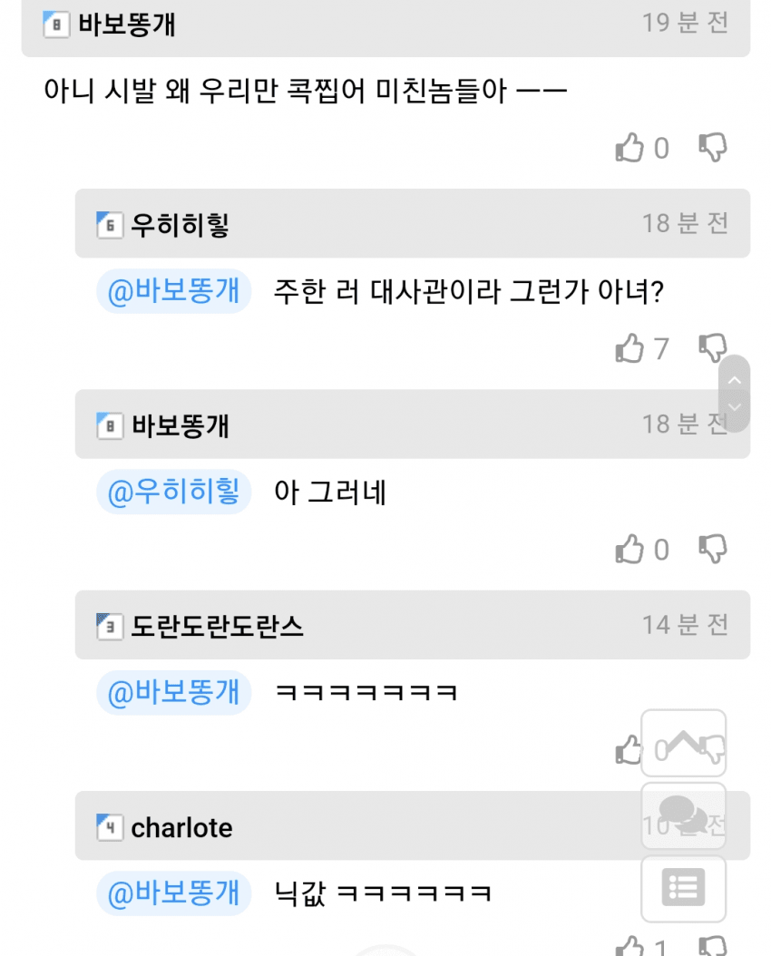 주한 러 대사 "한국 대러제재 동참 유감"