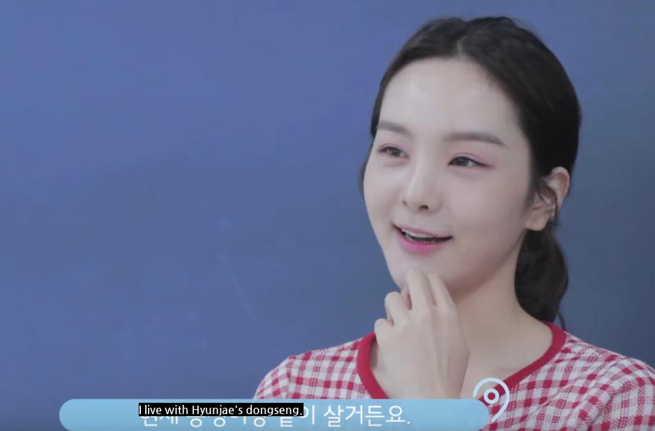 Song Sohee, you're close to your younger sister by a year. shivering