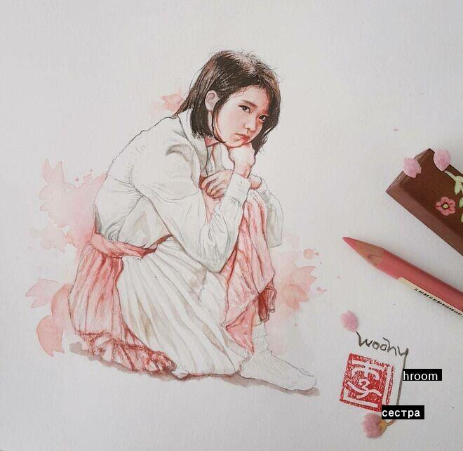 High quality IU fan art JPG.