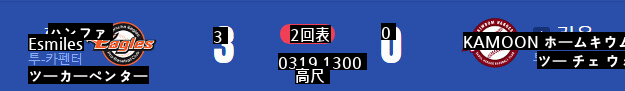 ハンファイーグルス近況類甲府