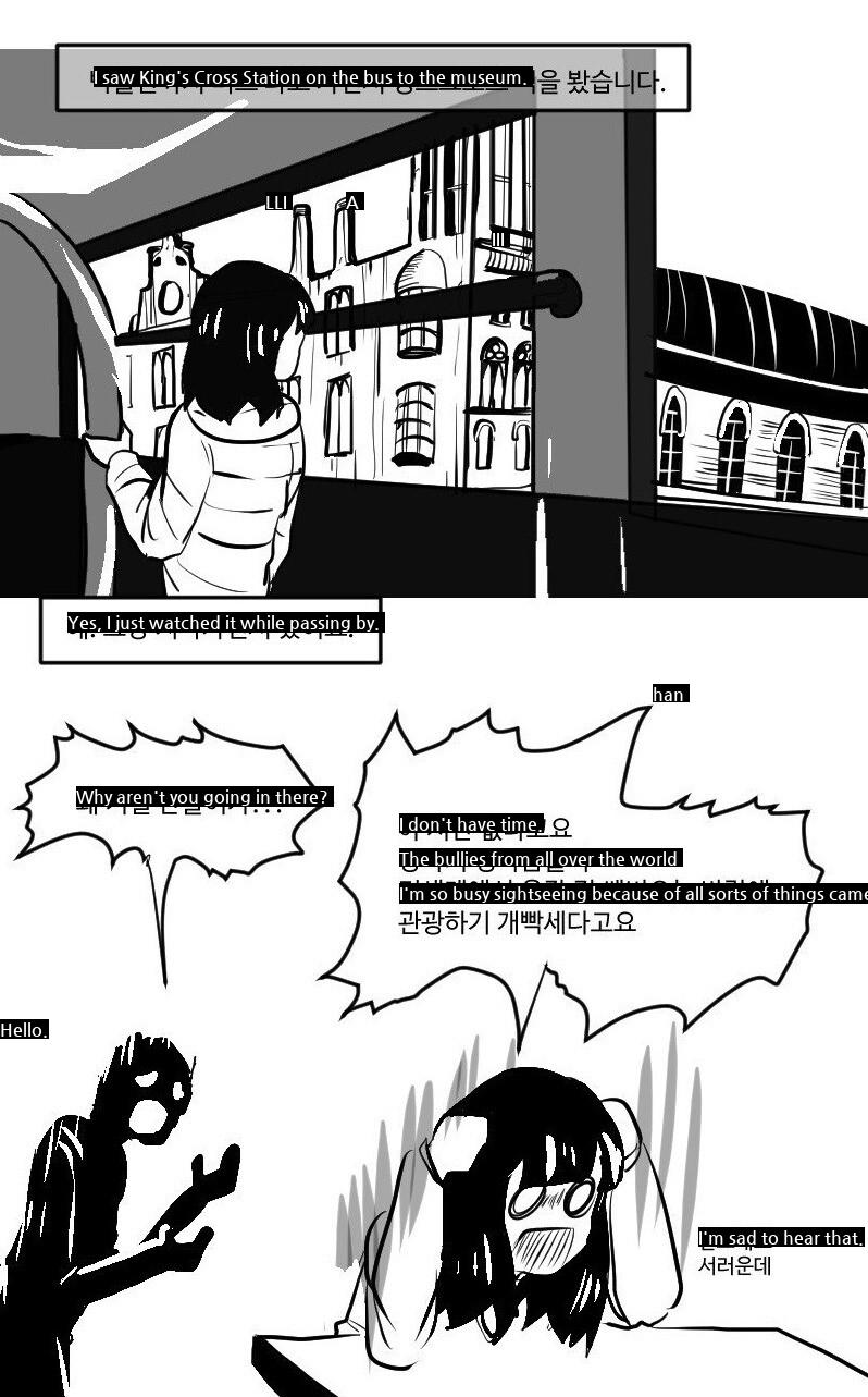 Compliments or curses about the trip to England manhwa.