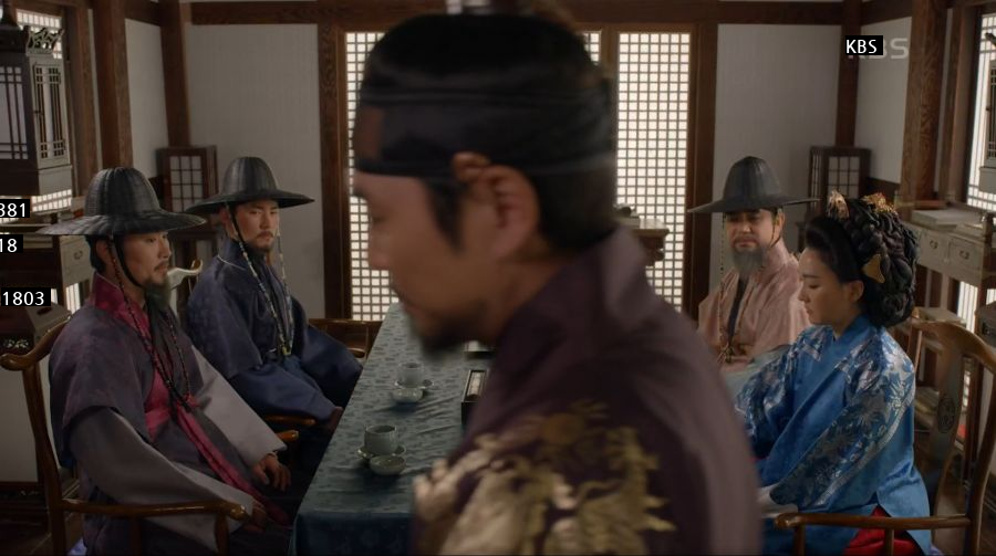 Taejong Lee Bang-won, Lee Bang-won, and Min's family are in full conflict.jpg