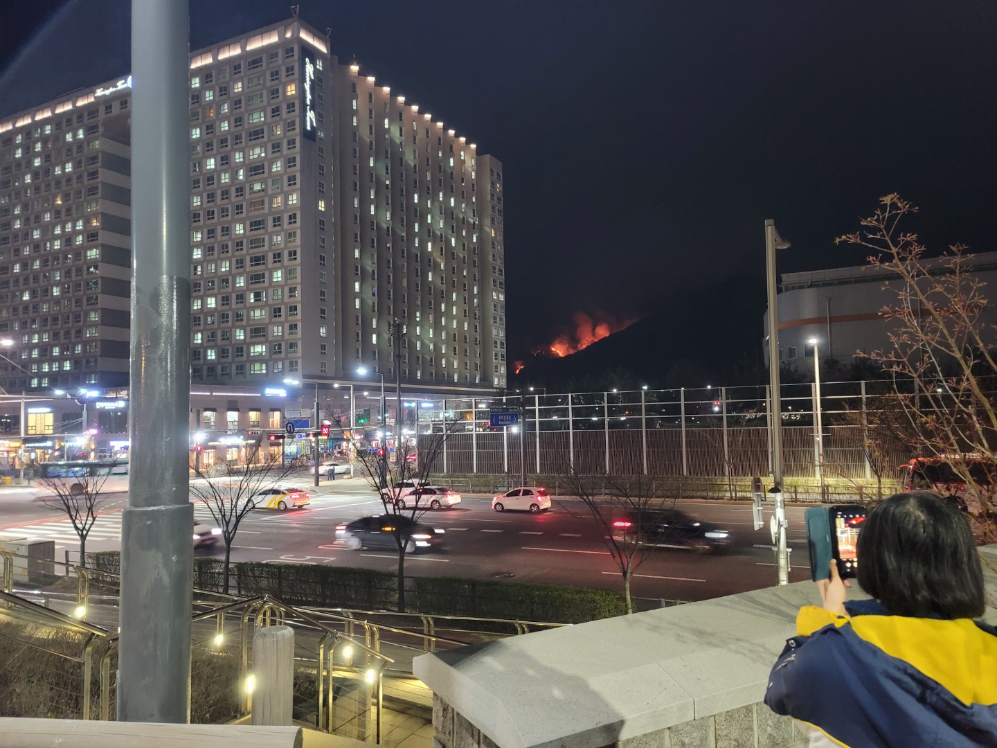 실시간) 남한산성 인근 산불 발생.