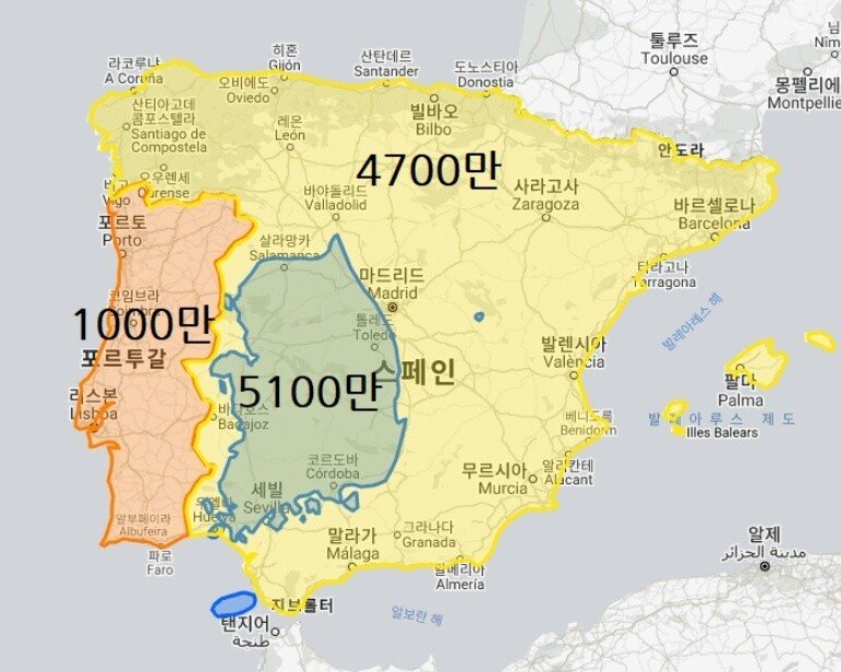 Is Korea really densely populated?