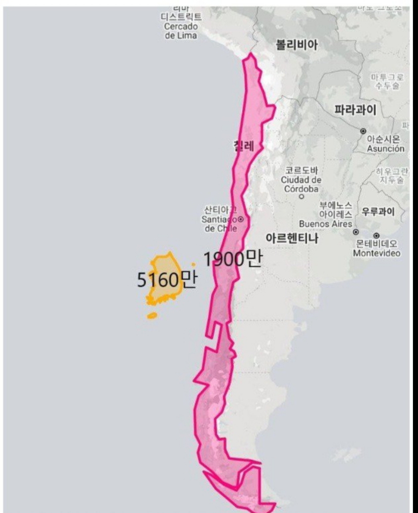 Is Korea really densely populated?