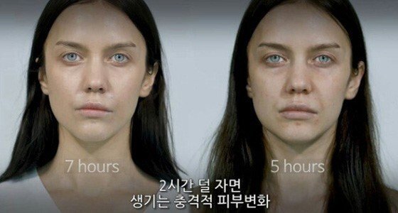 the effect of sleep on appearance