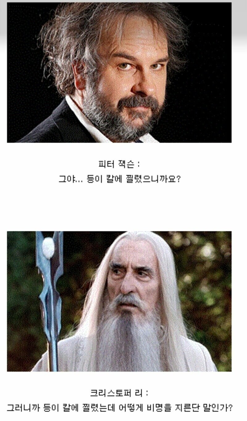 칼에 찔려도 비명을 못 지르는 이유