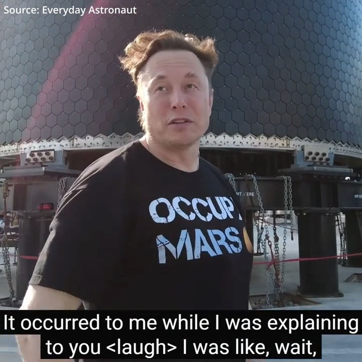 Elon Musk changed his rocket design after listening to YouTubers