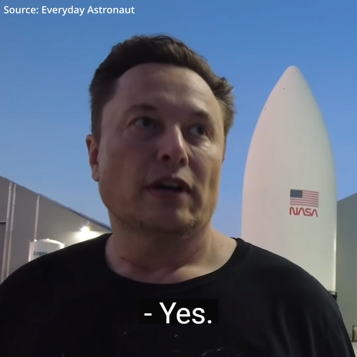 Elon Musk changed his rocket design after listening to YouTubers