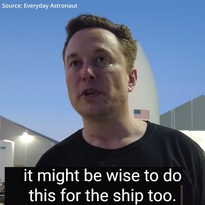 Elon Musk changed his rocket design after listening to YouTubers