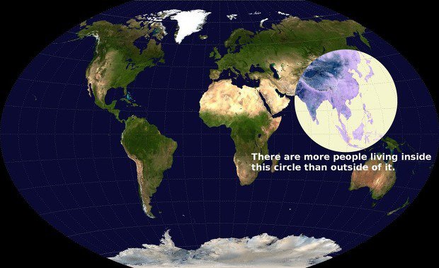 The actual size of Africa