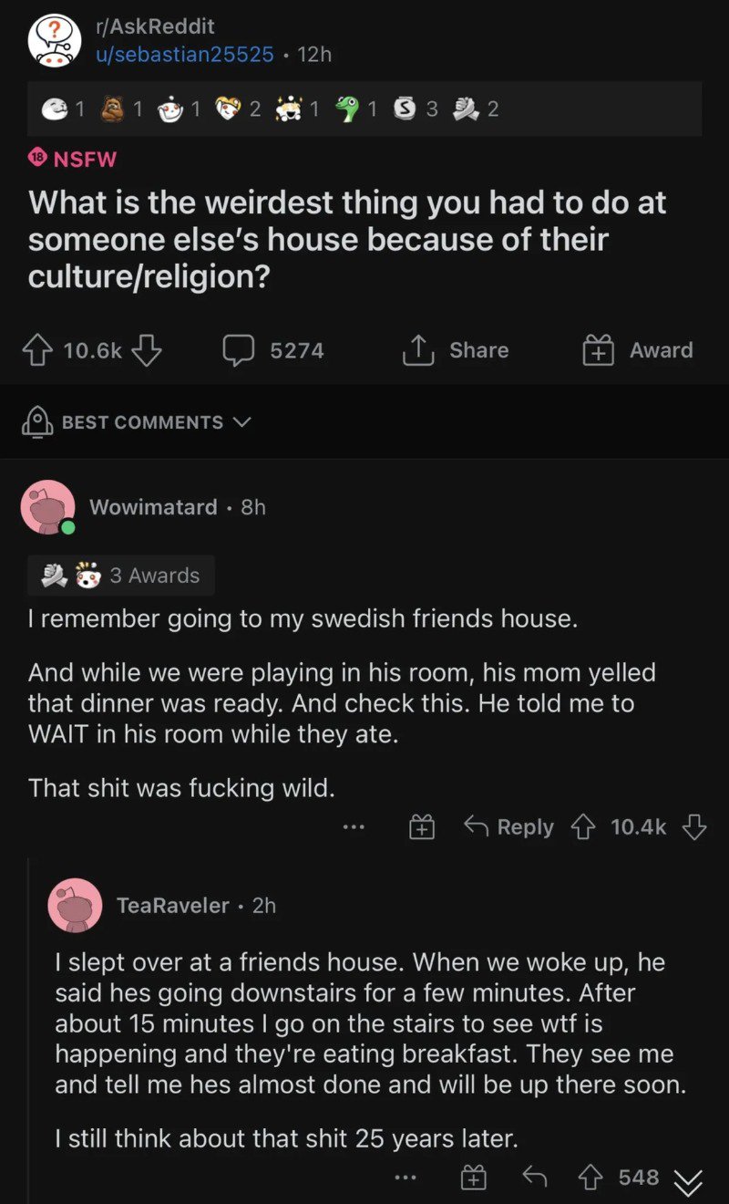 Controversial Scandinavian culture