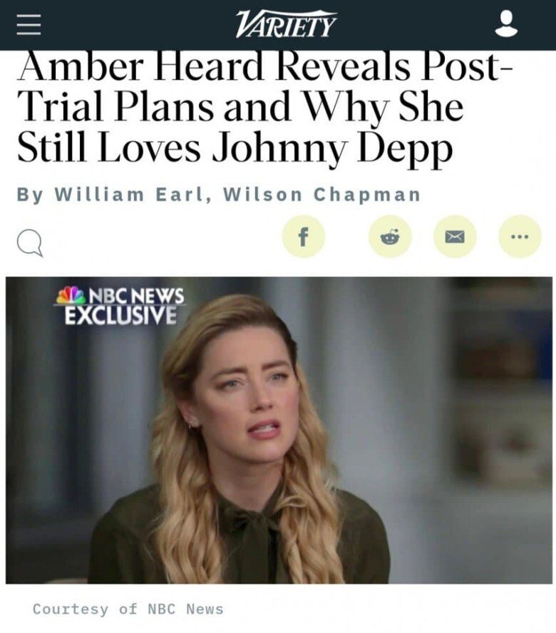 Amber Heard still loves Johnny Depp