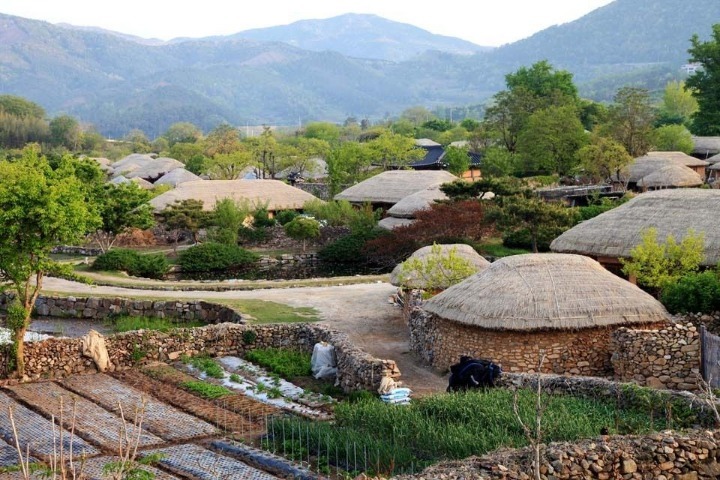 전라남도 순천 낙안읍성 마을의 진짜 한국적인 풍경