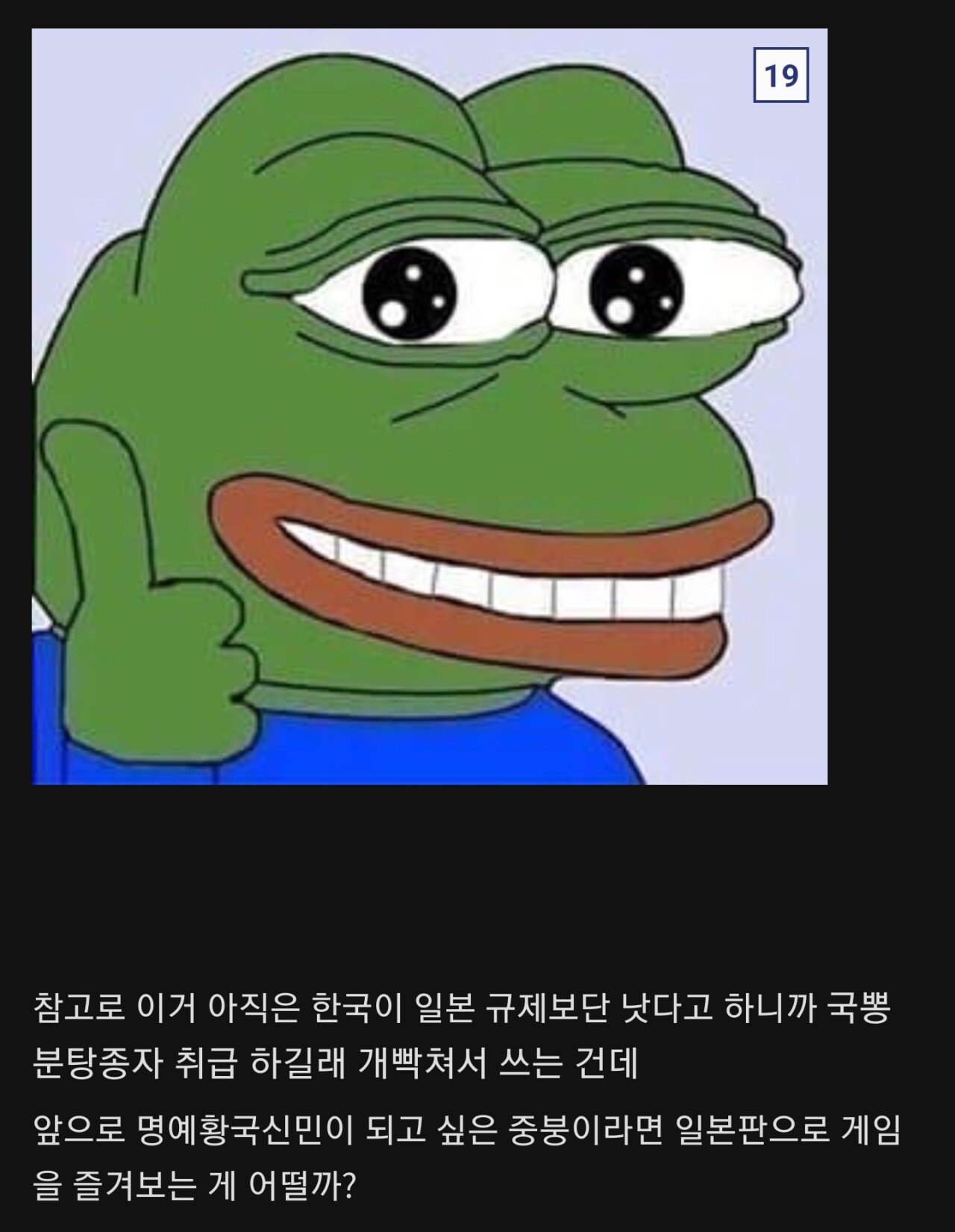 극혐) 게임검열... 일본으로 이민가자는 중갤.jpg