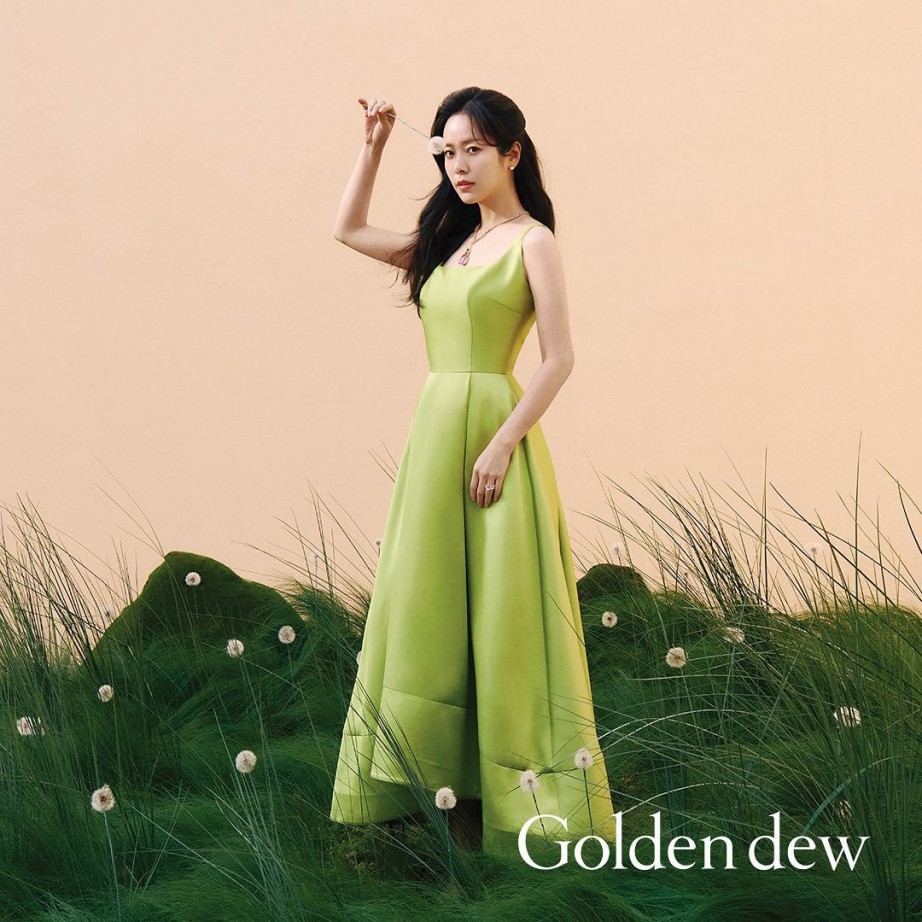 Han Jimin's Golden Dew pictorial