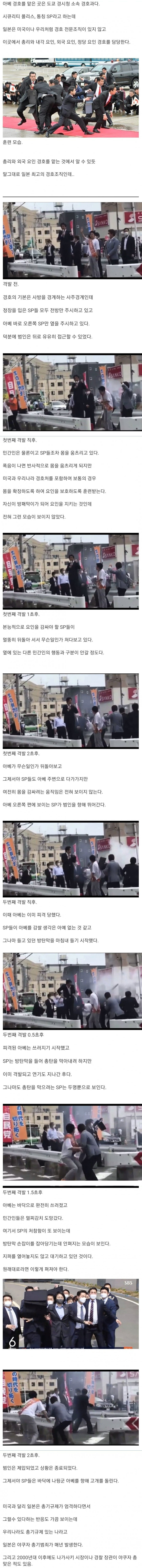 처참한 일본 경호팀 수준