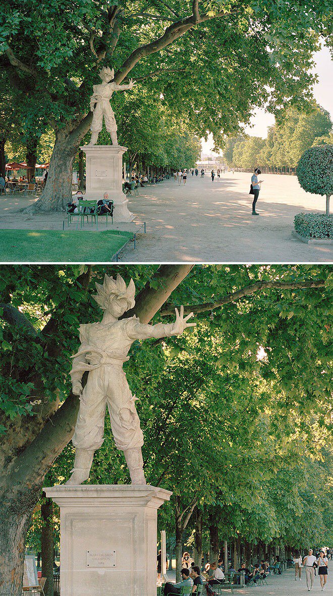 프랑스 파리에서 볼수있는 유명 캐릭터들의 동상 모음