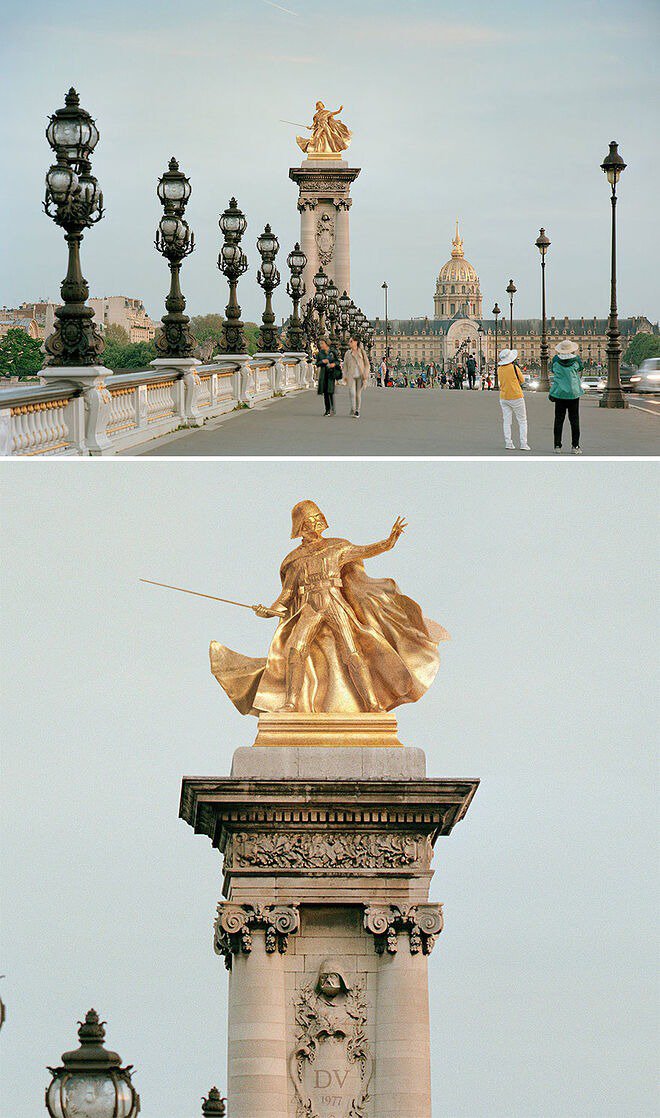 프랑스 파리에서 볼수있는 유명 캐릭터들의 동상 모음