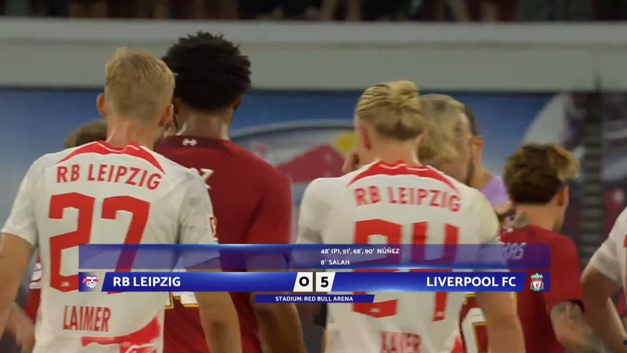 Leipzig vs Liverpool Nunes Porttrick Liverpool Rai
