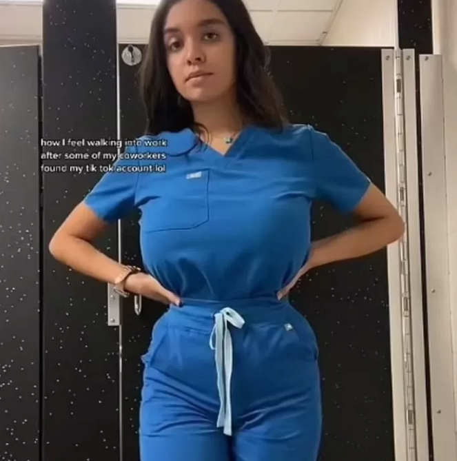 Nurse who was criticized for her bad dress at the hospital