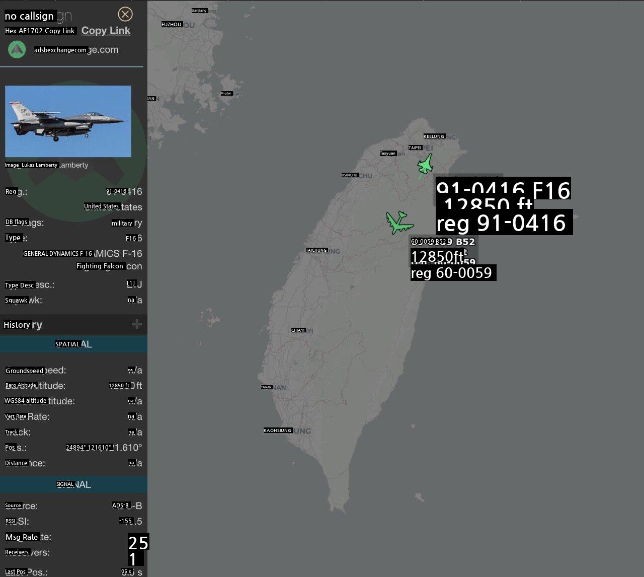 速報、台湾上空にB-52出撃