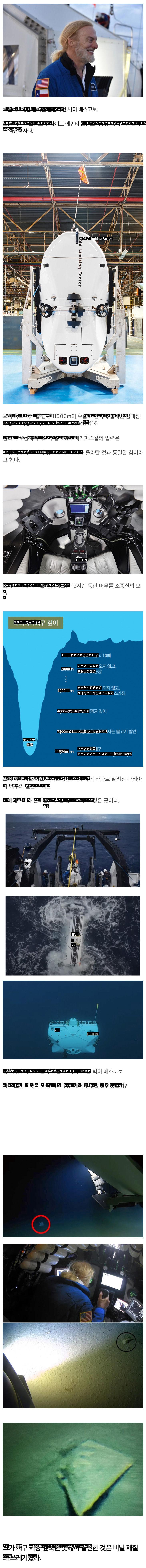 海底10927m下で発見された物体