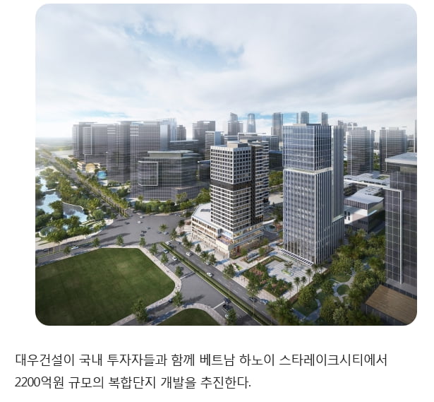 ベトナム·ハノイに建設中の韓国型新都市jpg