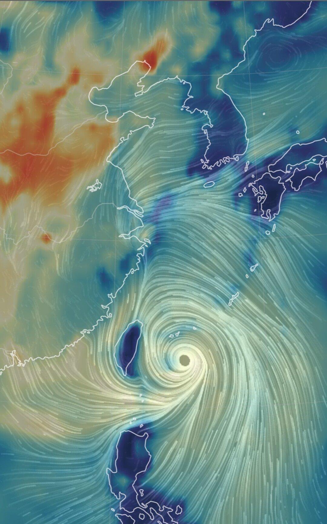 現時刻台風位置PM2.5PM2.5